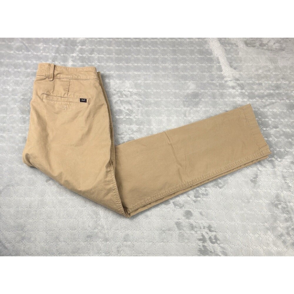 Abercrombie & Fitch Athletic Skinny Stretch Chino Pants Mens 30x30 Khaki Tan